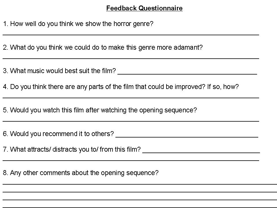 Lucy's AS Media Coursework 2011: Evaluation - Audience Feedback