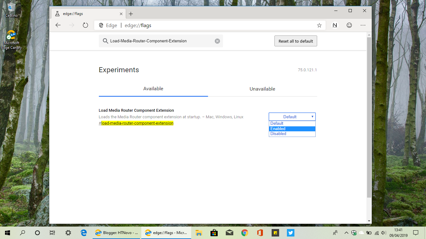 Edge Chromiumbased supporta Chromecast