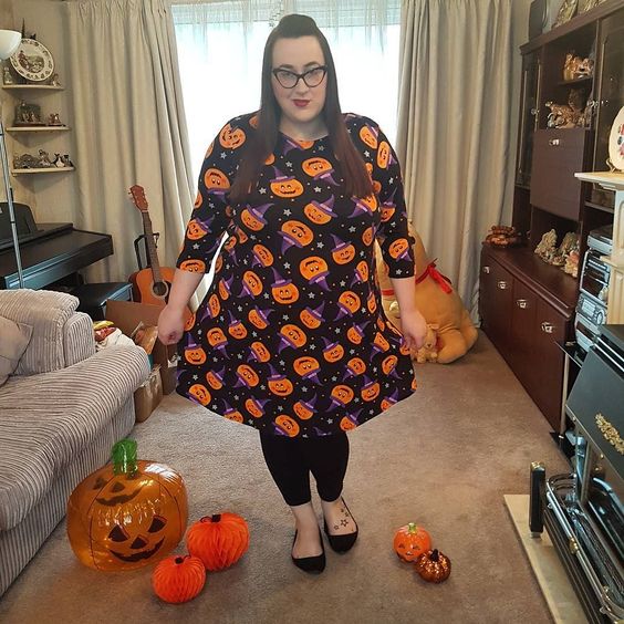 Asda Pumpkin plus size  dress 