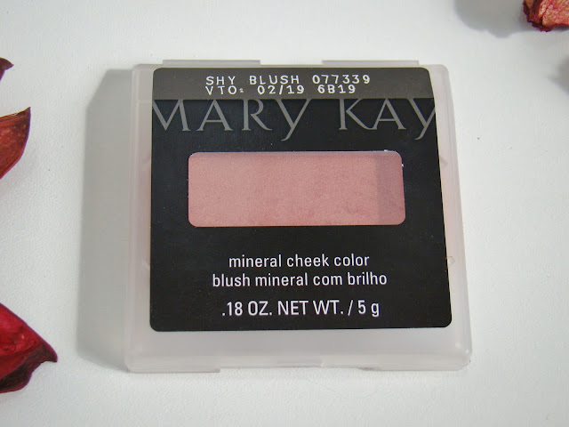  Blush Mineral com brilho Shy Mary Kay