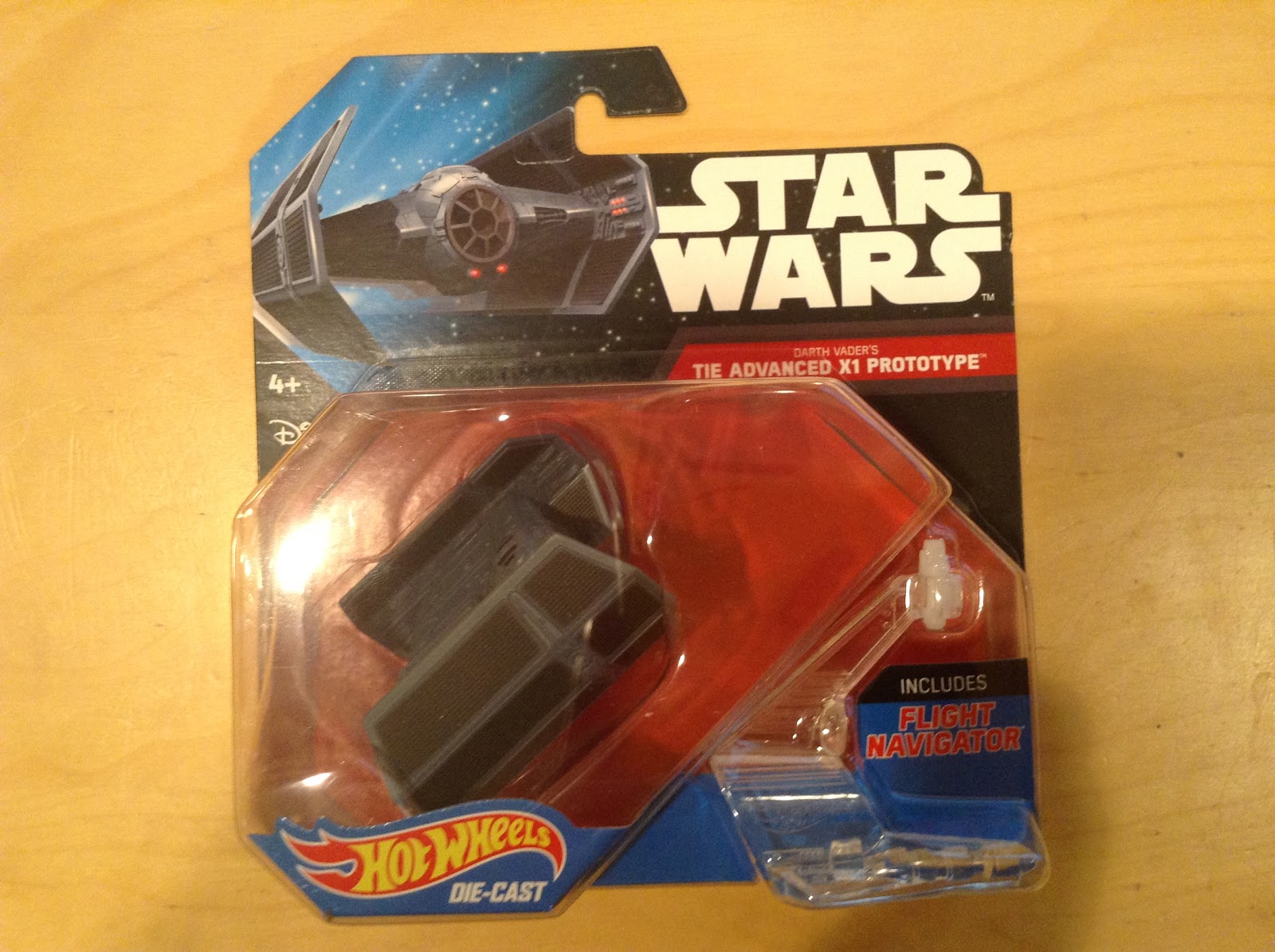 Julian's Hot Wheels Blog: Darth Vader's Tie Advanced X1 Prototype (Star Wars Starship)