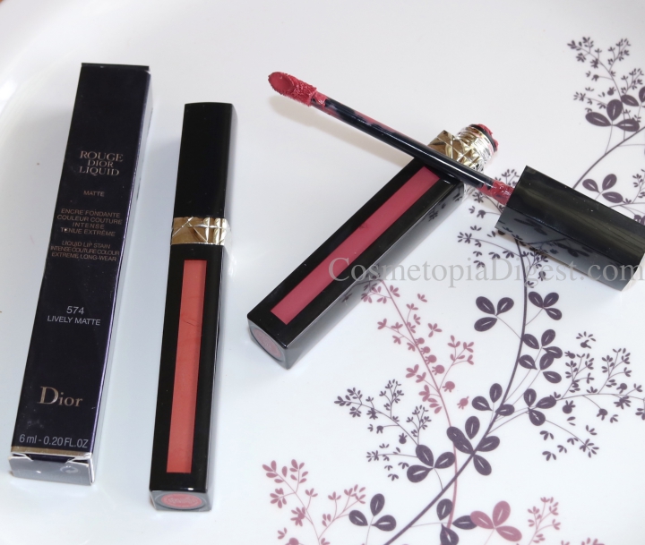 Review, swatches, and demo of the Rouge Dior Liquid Lipsticks in long-wearing neutral matte lip colours.
