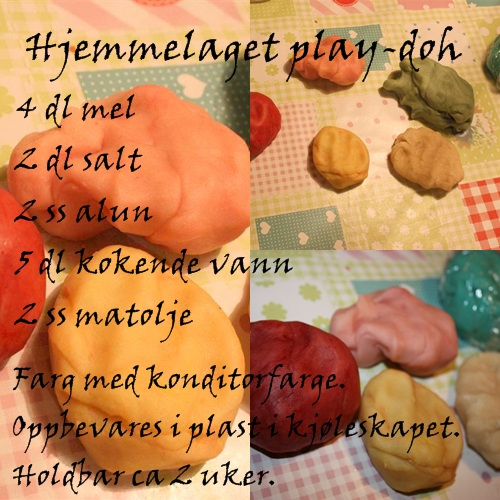 play doh oppskrift med alun play doh oppskrift med alun