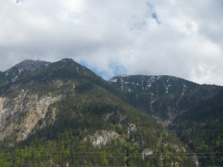 Der Bischof von Oberau aus gesehen, links Kareck und Oberer Rißkopf