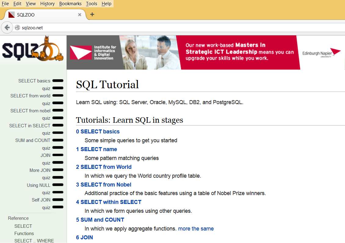 Top 5 sites to Learn SQL Online for FREE Best of Lot