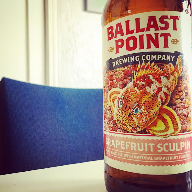 Bite and Booze Beers with Chuck Grapefruit Sculpin from Ballast Point