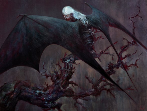 As sombrias ilustrações de terror e fantasia de Seb McKinnon Seb McKinnon deviantart ilustrações fantasia sombria terror games magic