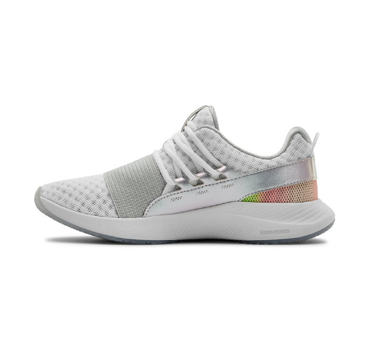 Under Armour Pantofi sport dama de plasa albi prafuit Charged Breathe