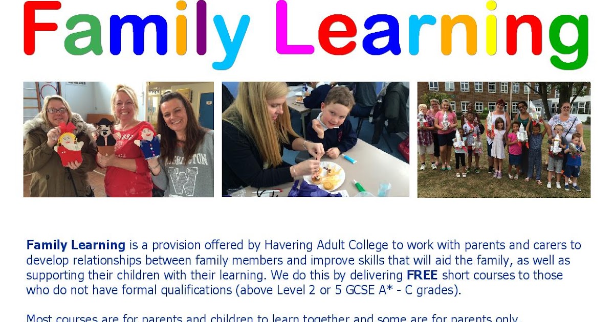 Mead Primary Havering Adult College Family Learning