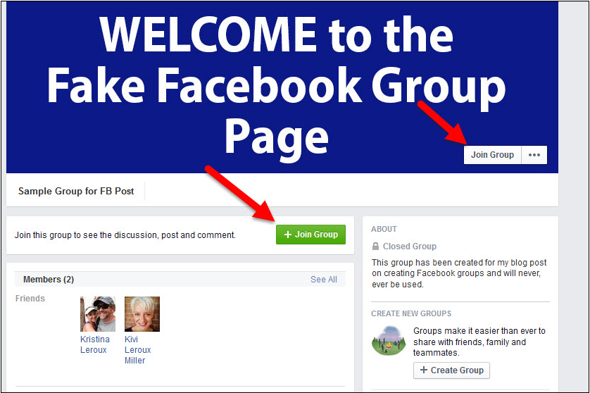 Facebook posting. Facebook Post. Welcome Post on Facebook. Join the Group Facebook.