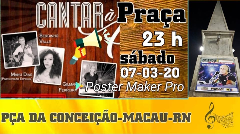 CANTAR A PRAÇA - SÁBADO 7-3-20