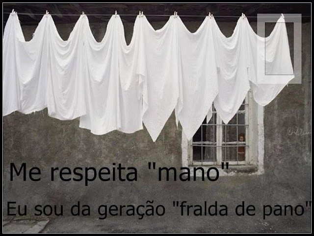 ... das Fraldas de pano