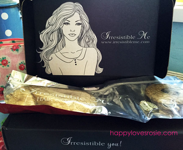 rosie reviews IRRESTIBLE ME hair extensions platinum blonde