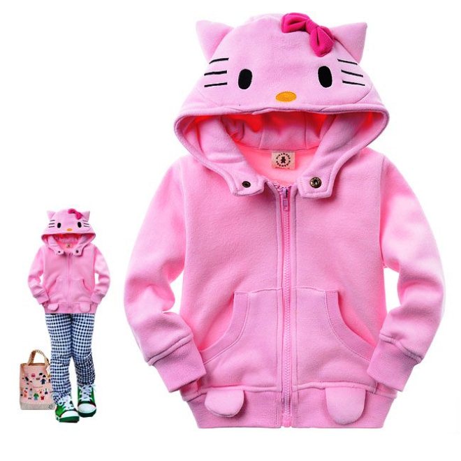 15 Jaket Kitty Anak Perempuan Model Terbaru Gambar Warna Pink