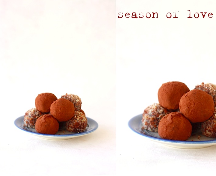 how to make chocolate truffles with cocoa powder?