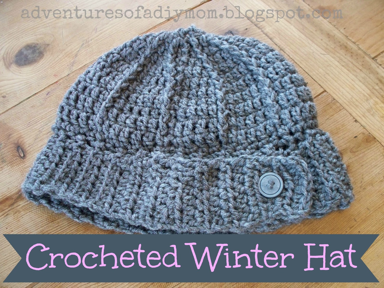 crocheted winter hat