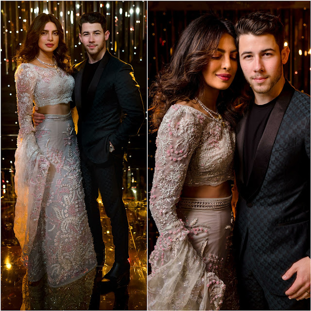 Priyanka Chopra and Nick Jonas Look Stunning at their Wedding Reception