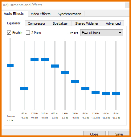 mac shortcuts for vlc player