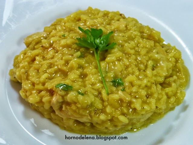 Risotto de pollo