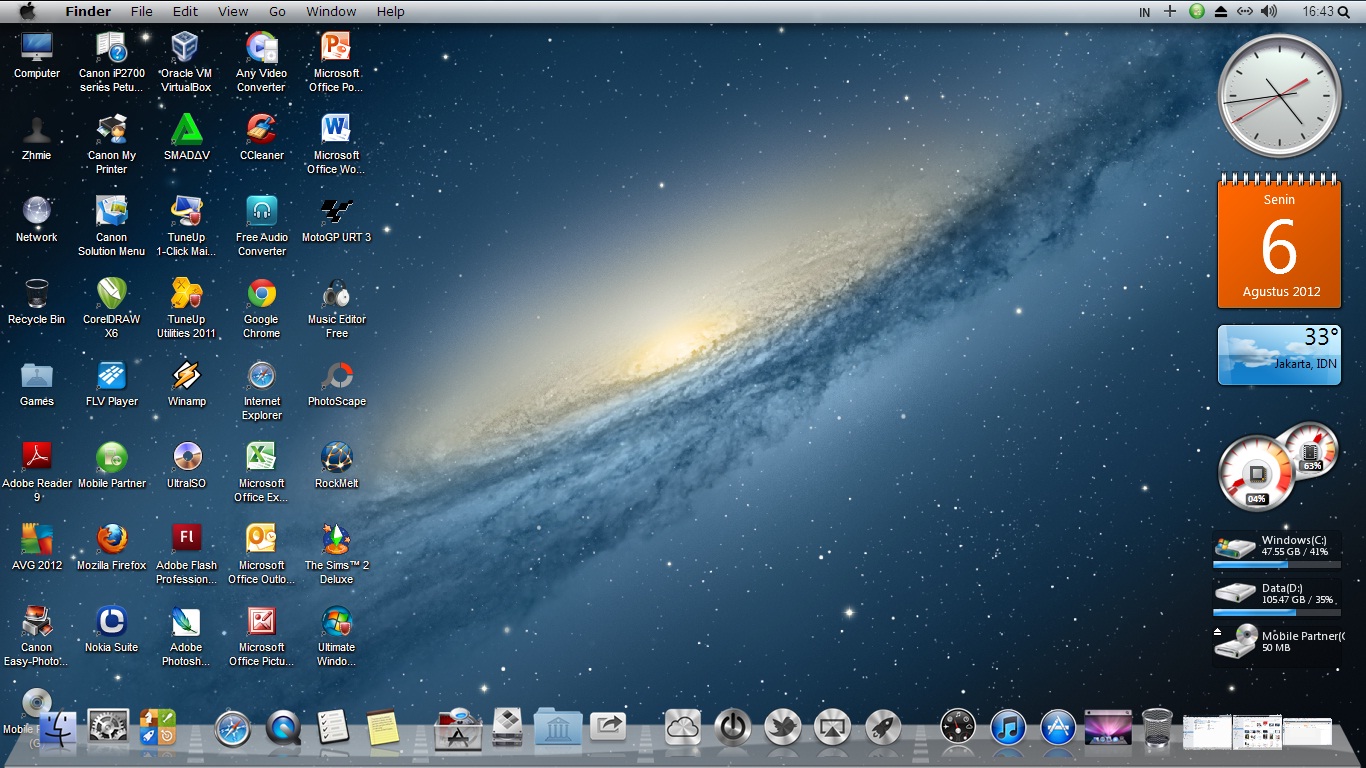 how to load mac os x on windows 10