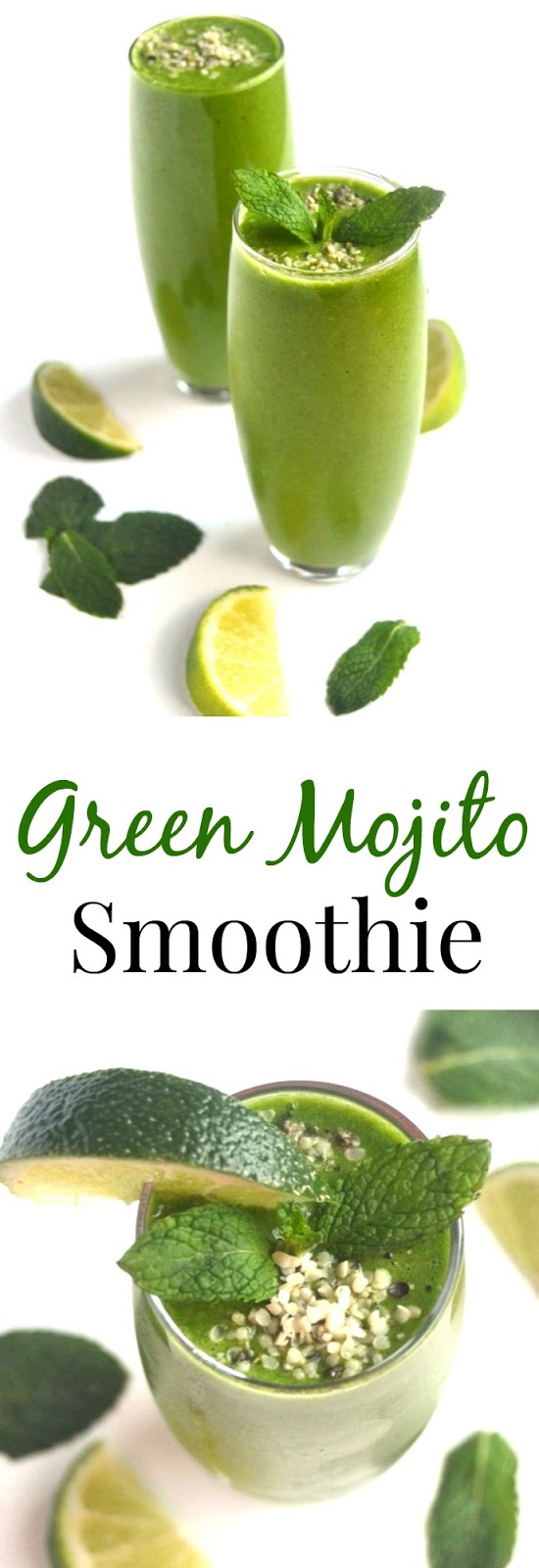 Green Mojito Smoothies are the most refreshing smoothies you will ever have and are loaded with flavorful ingredients including pineapple, fresh mint, lime and fresh ginger! www.nutritionistreviews.com