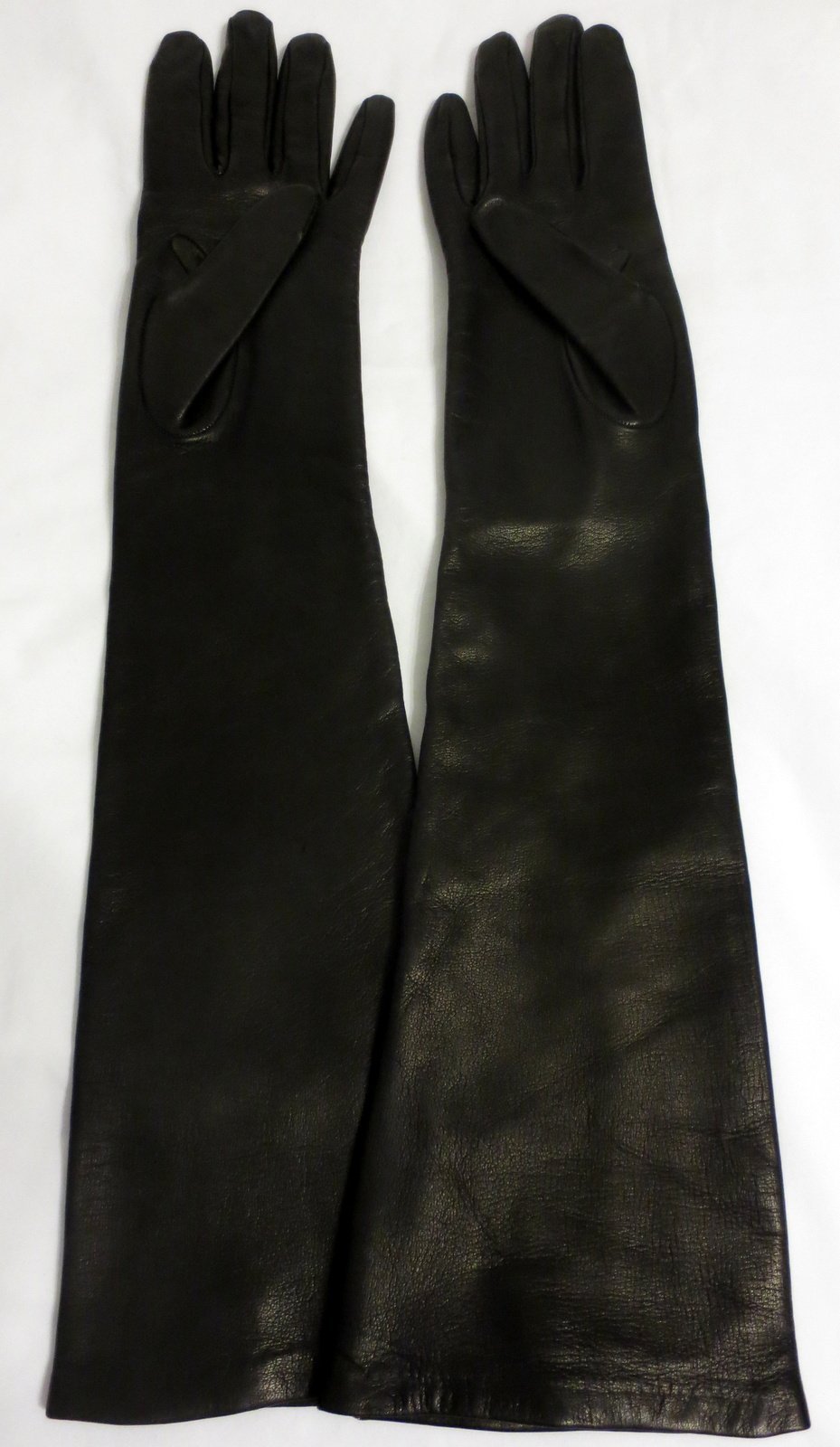 eBay Leather Dolce and Gabbana long black leather gloves