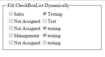 How to Fill CheckBoxList from Sql Server table in asp.net(C#,VB ...