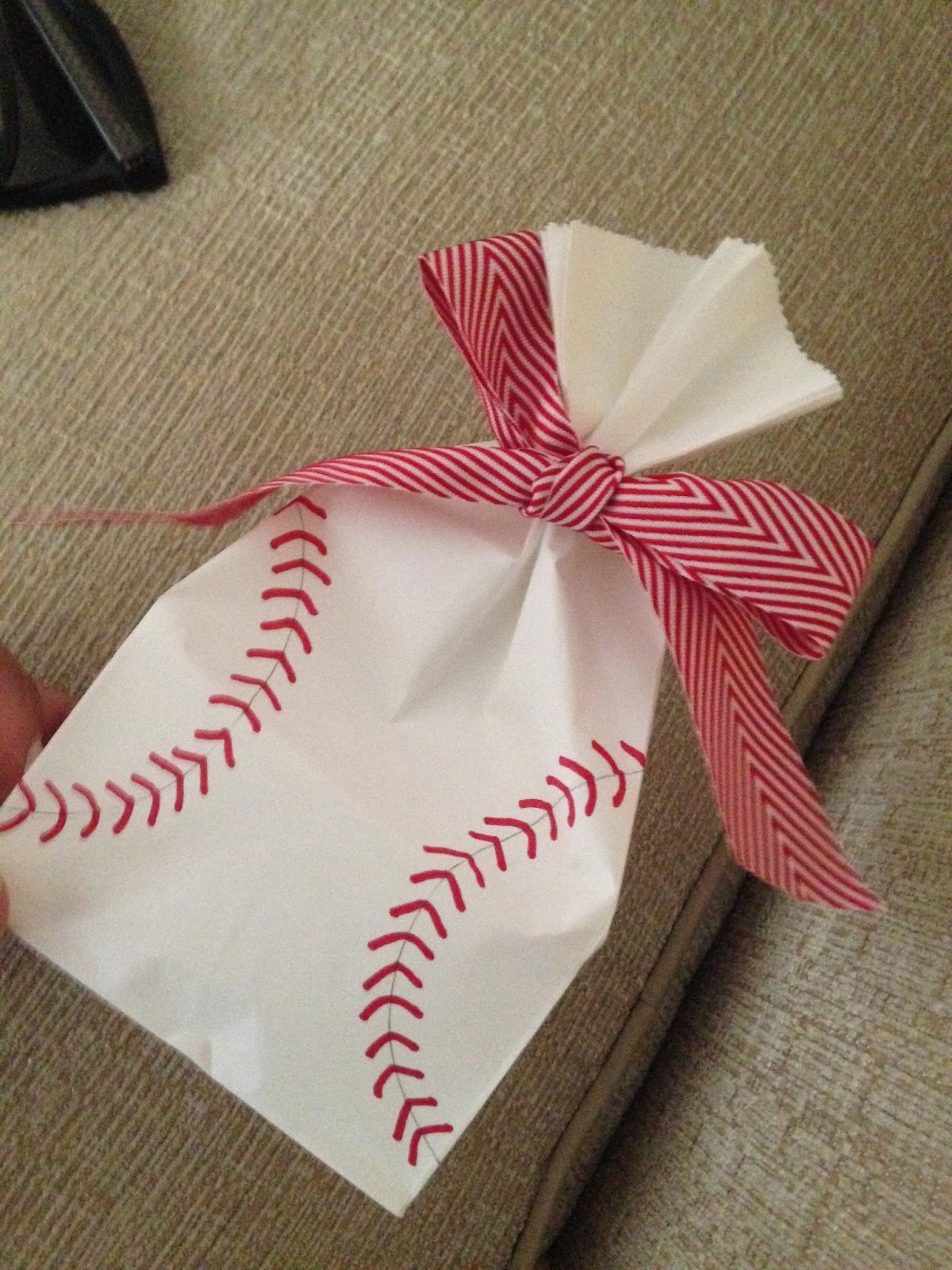 UNDER CONSTRUCTION BASEBALL! Home Run Gift Wrap