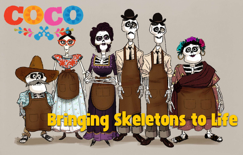 How the Filmmakers Brought Skeletons to Life in Pixar's 'Coco' | Pixar Post