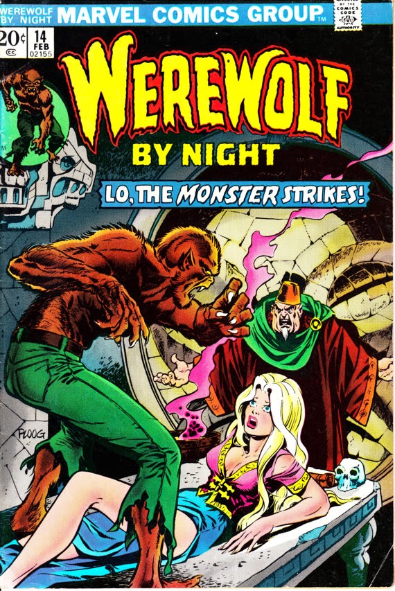 Werewolf By Night 1972 1st Series 14 February 1974 Issue Marvel