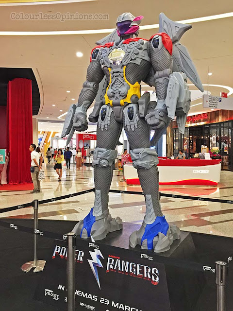 More like... Michael Jordan-size Megazord. life size megazord sunway velocity mall power rangers