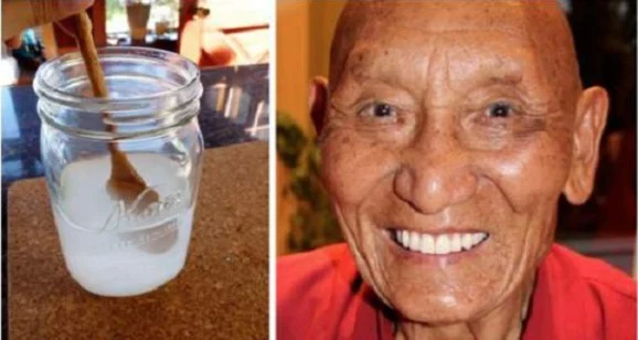 Dents blanches et fortes jusqu'à la vieillesse: Recette naturelle des moines tibétains