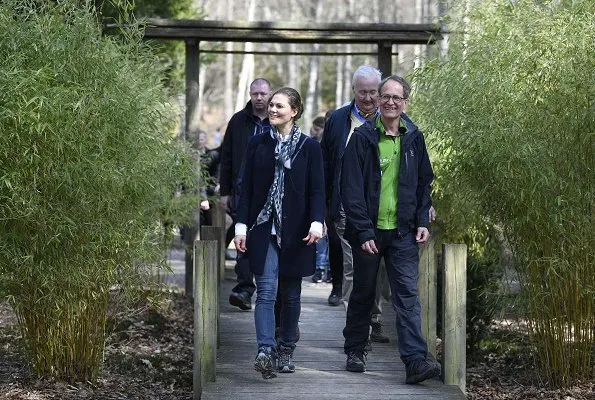 Crown Princess Victoria visited the Swedish Kennel Club, Birdwatching Tower, Japanese Garden, Ronneby OK, Swedish Society for Nature Conservation