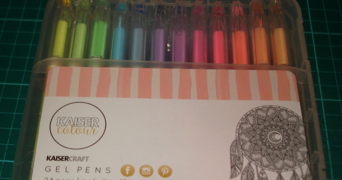 Lorraine Lives Here Kaisercraft gel pens