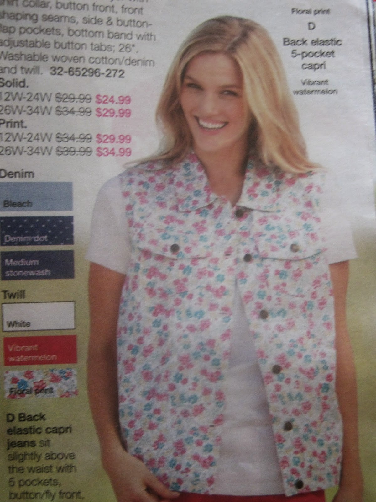 denim floral vest www.sewplus.blogspot.com denim floral vest www.sewplus.blogspot.com