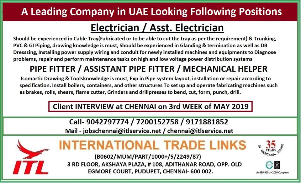 A Leading Company in Uae Looking Following Positions A Leading Company in Uae Looking Following Positions