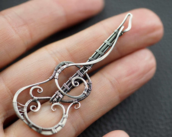 Al Instrument Inspired Wire Wrapped Pendants And Tutorials By Wireupgem The Beading Gem S Journal - Wire Wrapped Treble Clef Pendant Al Instrument Inspired Wire Wrapped Pendants And Tutorials By Wireupgem The Beading Gem S Journal - Wire Wrapped Treble Clef Pendant