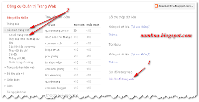 Tạo site map hỗ trợ SEO và page rank cho blogspot