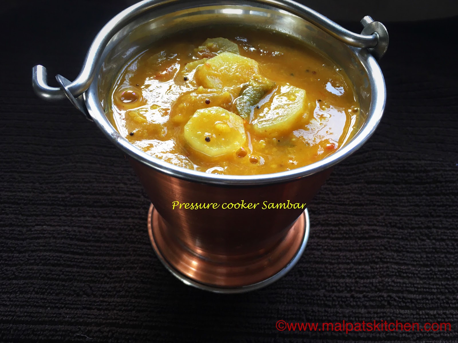 PRESSURE COOKER SAMBAR, how to make a quick Sambar in Pressure Cooker