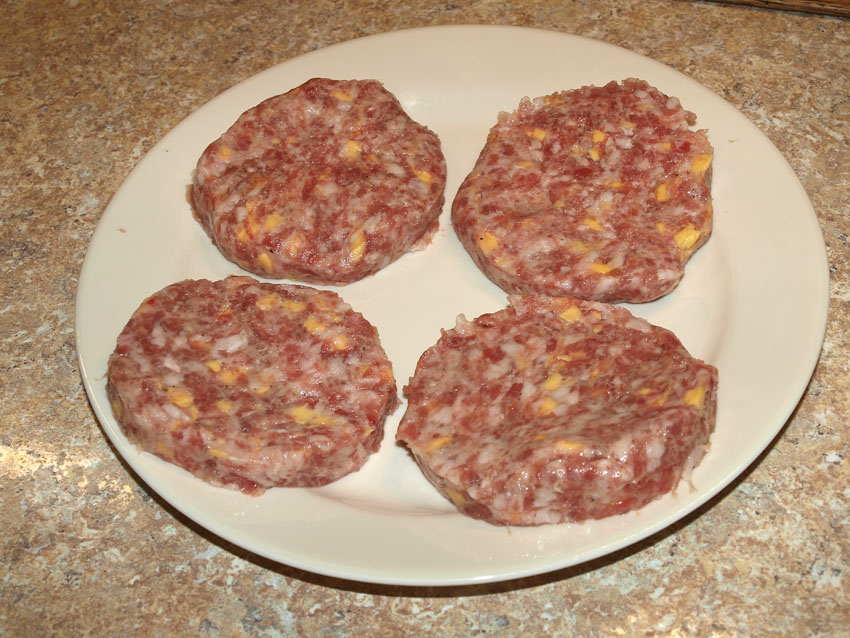 Pellet Smoker Cooking Cheese Brat Burgers, Smashed Potatoes & Tomatoes