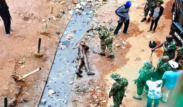soldiers beating civilian nasarawa