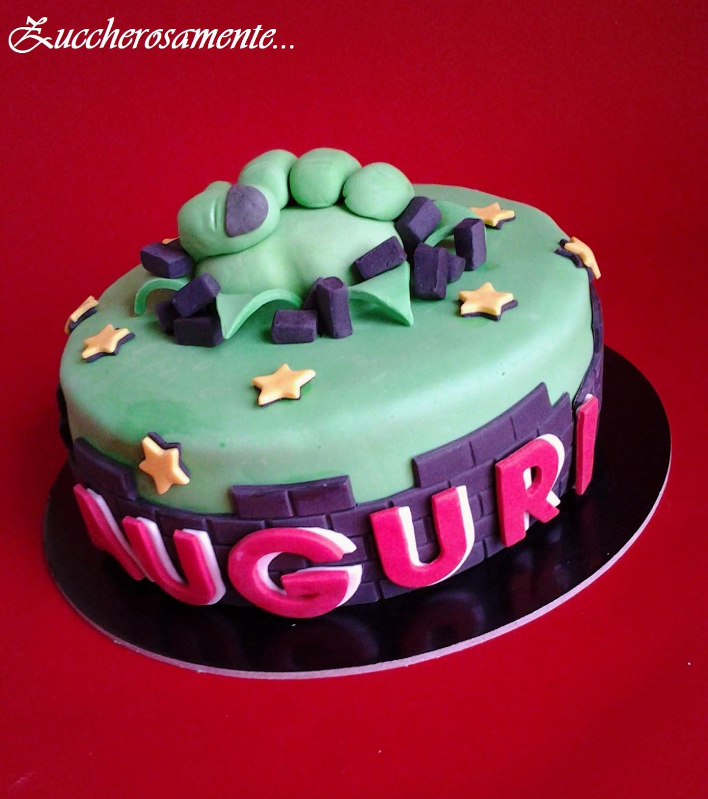 Zuccherosamente...: Torta Hulk