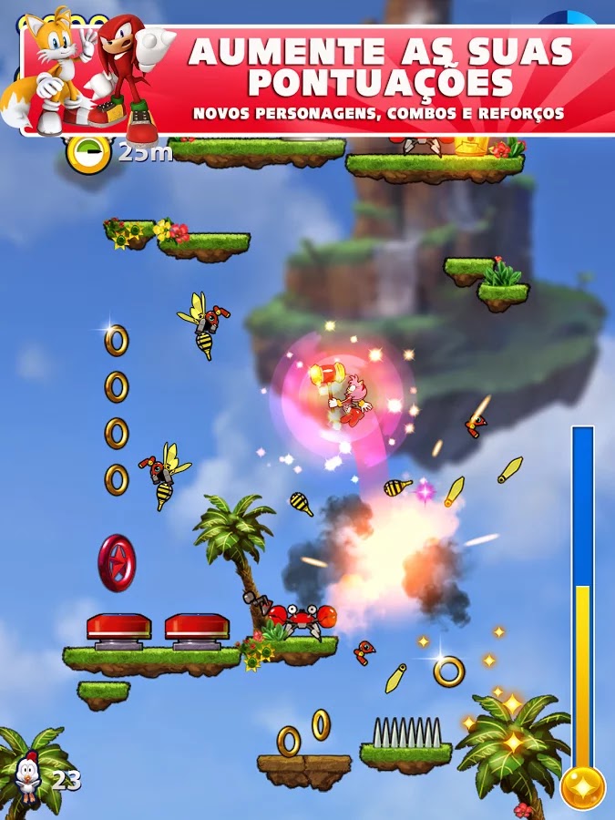 Game Sonic Jump Fever v1.1.2 Apk [Mod Money]
