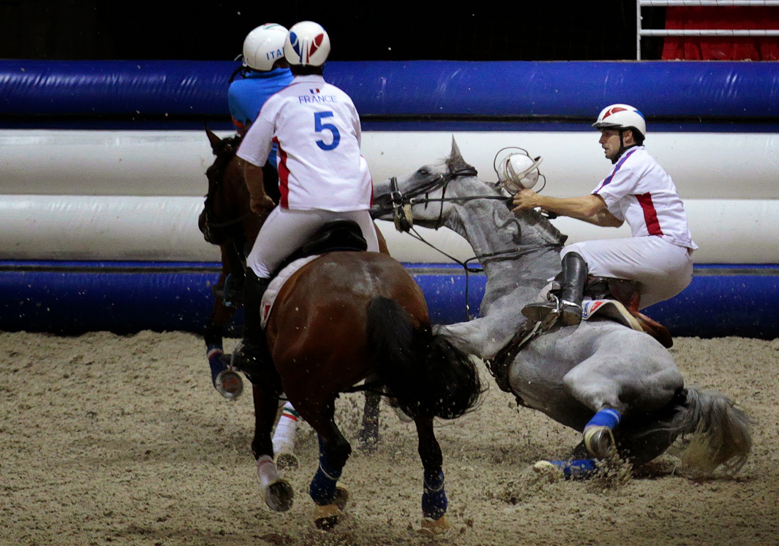 HorseBall game during FEI World Equestrian Games HD Photos