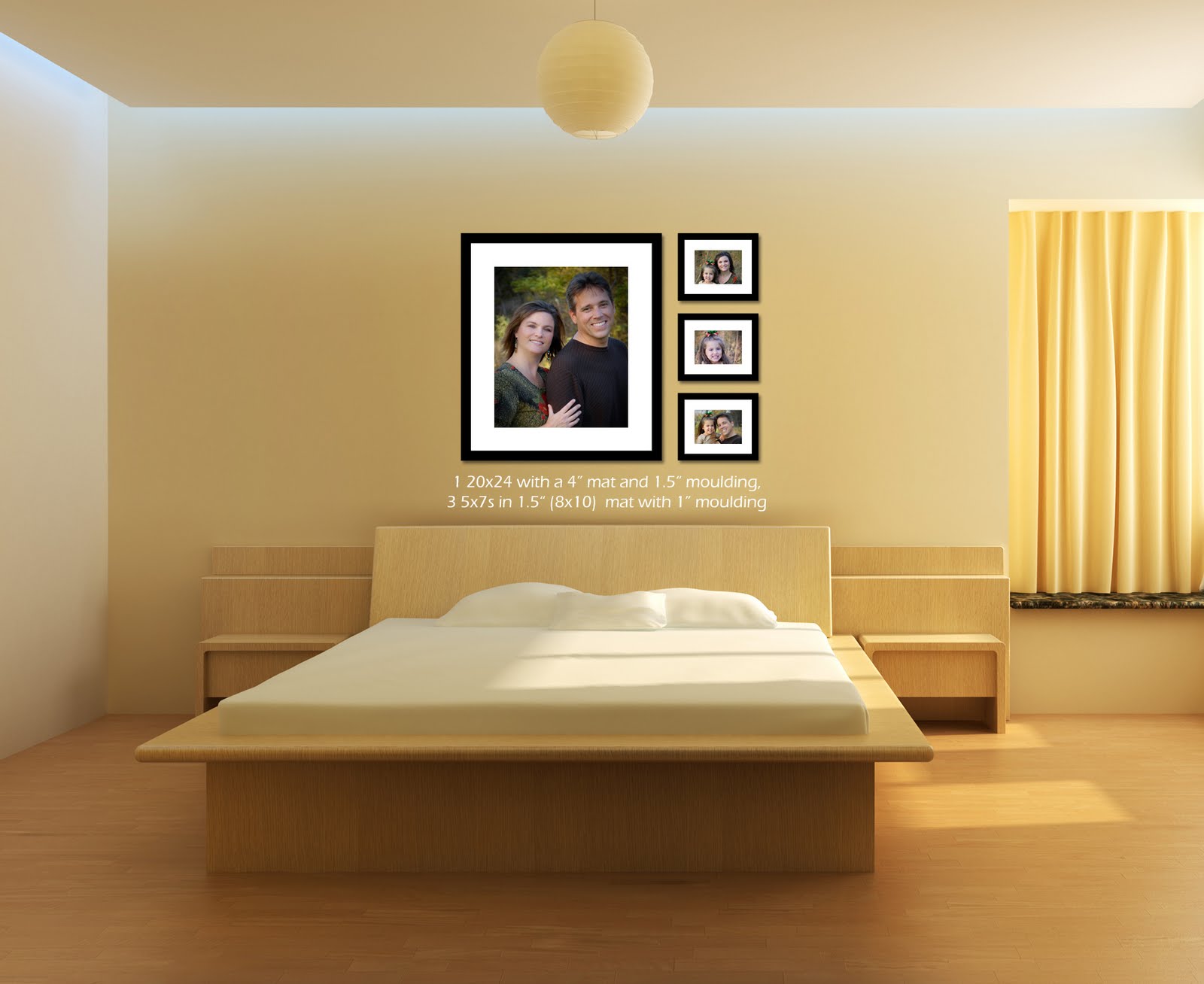 Bedroom Wall Decoration Suggestion - DFW Family Photographer