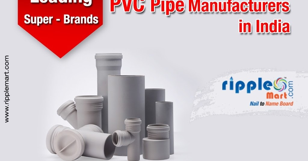 What are the lists of top 10 PVC pipe manufacturers in India