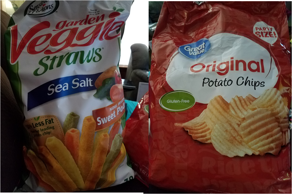 Just my life and the journey thru it Veggie Straws Vs Great Value