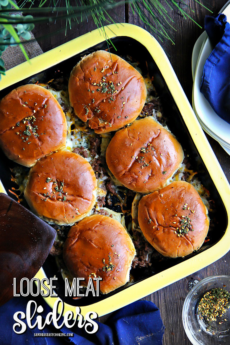 Loose Meat Sliders SANDRA'S EASY COOKING