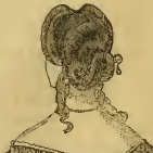Hair arranged in a scroll, Godey's 1863 Hair arranged in a scroll, Godey's 1863