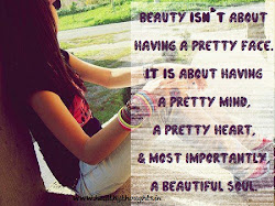 Beauty Isn´ t About Having A Pretty Face Letter a Studio